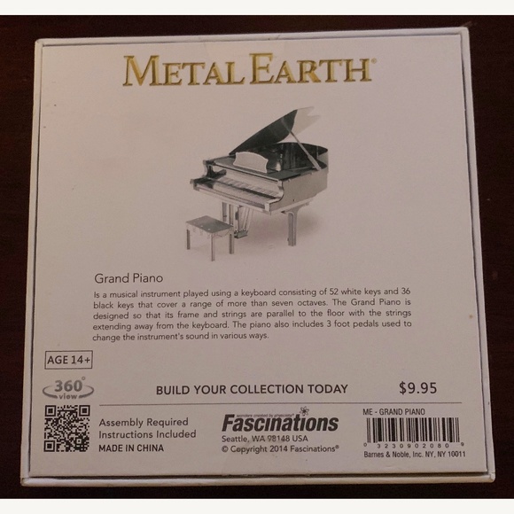 DIY Grand Piano Steel Sheets 3D Model - Picture 2 of 12